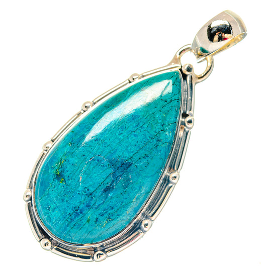 Chrysocolla Pendants handcrafted by Ana Silver Co - PD19744