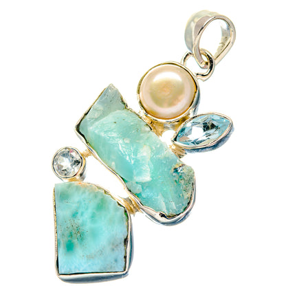 Larimar Pendants handcrafted by Ana Silver Co - PD19745