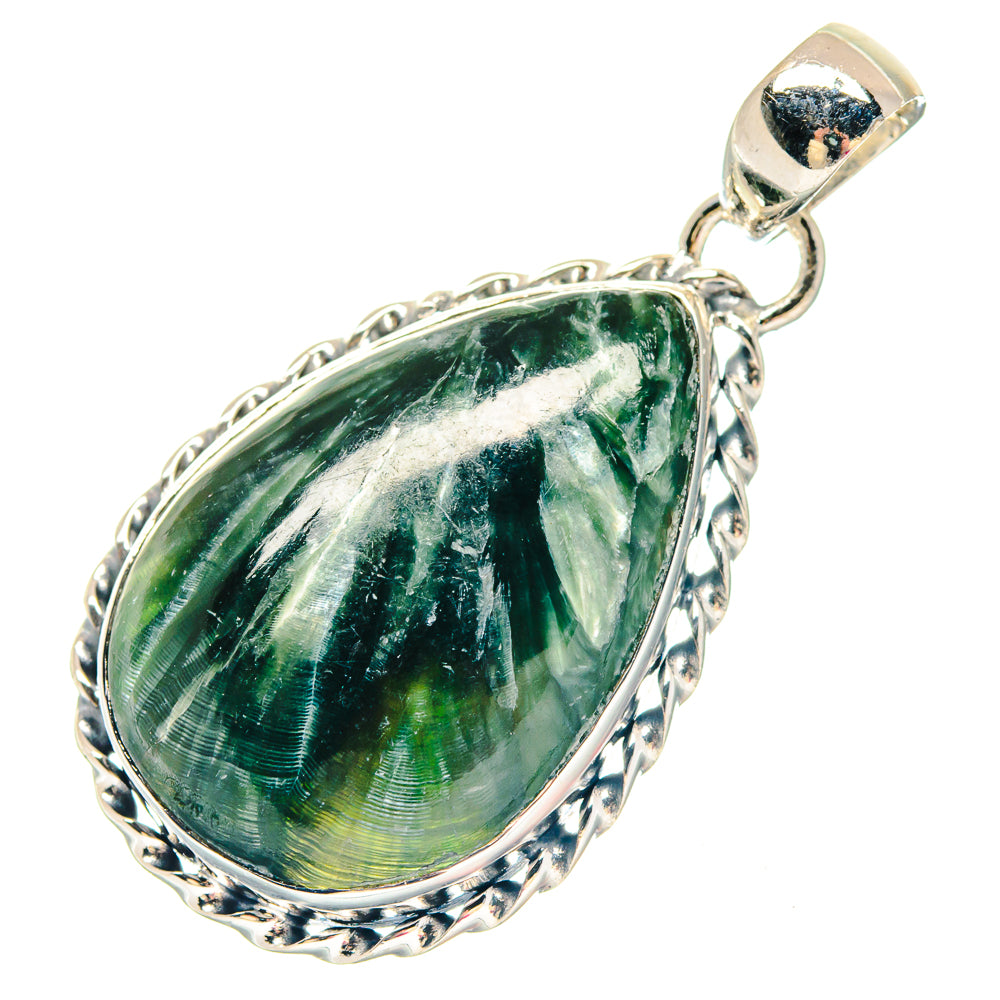 Seraphinite Pendants handcrafted by Ana Silver Co - PD19749