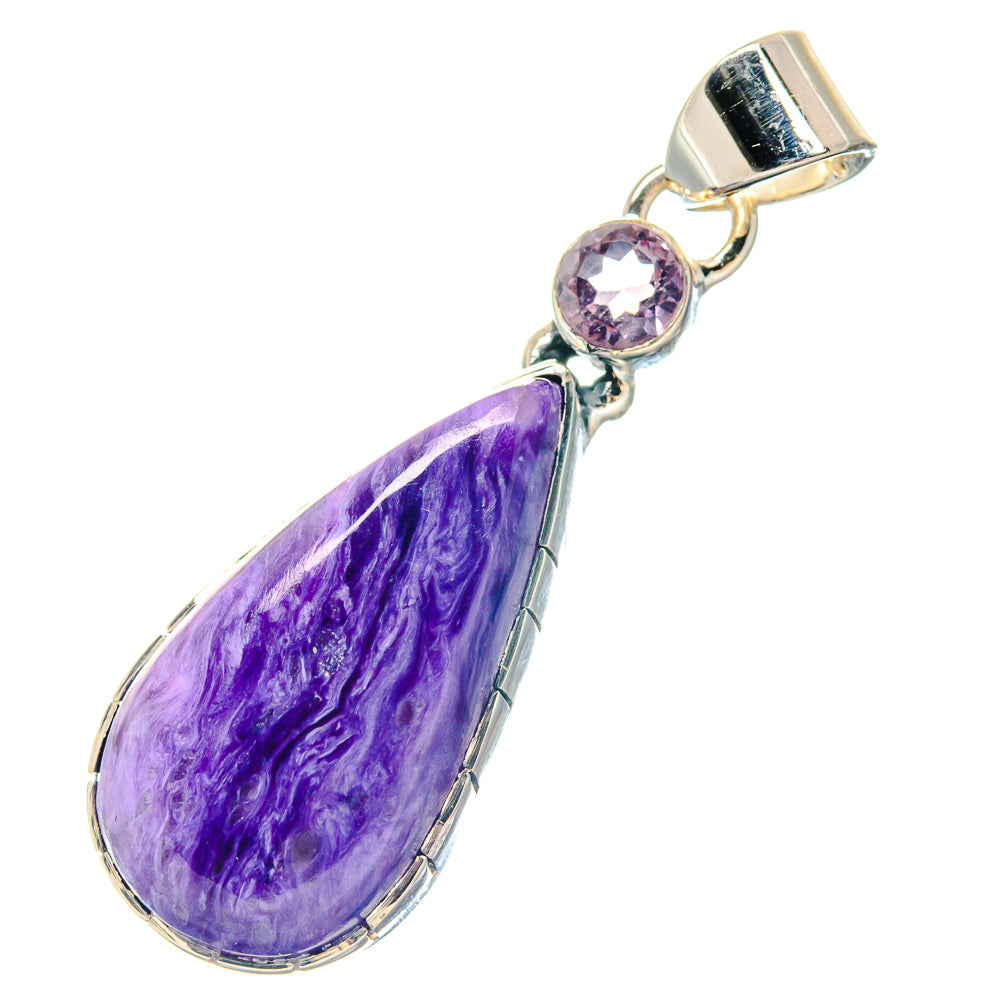 Charoite Pendants handcrafted by Ana Silver Co - PD19760