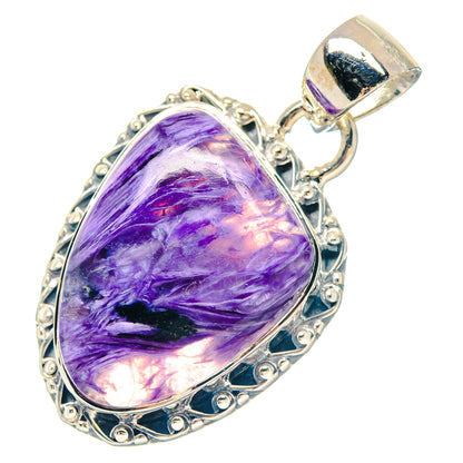 Charoite Pendants handcrafted by Ana Silver Co - PD19761