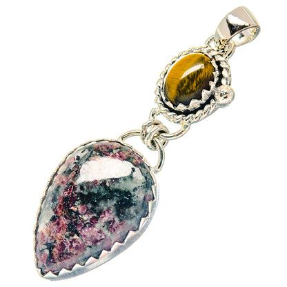 Russian Eudialyte Pendants handcrafted by Ana Silver Co - PD19763