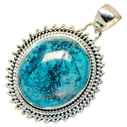 Tibetan Turquoise Pendants handcrafted by Ana Silver Co - PD19778