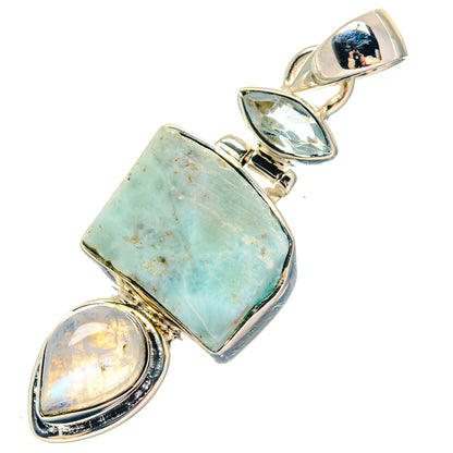 Larimar Pendants handcrafted by Ana Silver Co - PD19781