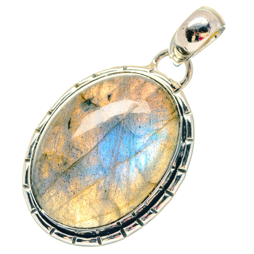 Labradorite Pendants handcrafted by Ana Silver Co - PD19784
