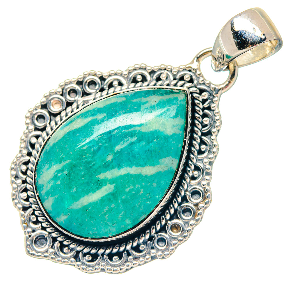 Amazonite Pendants handcrafted by Ana Silver Co - PD19788