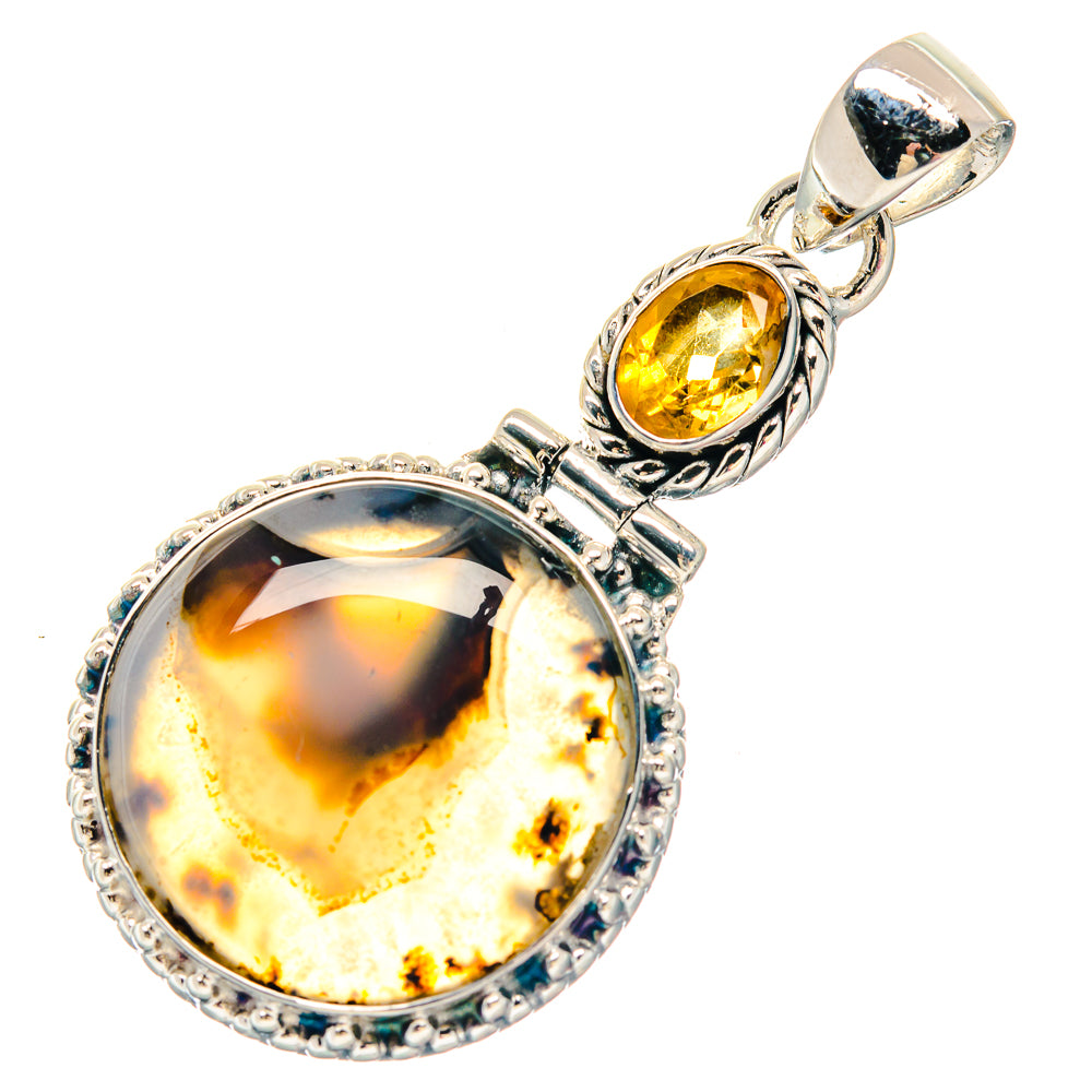 Montana Agate Pendants handcrafted by Ana Silver Co - PD19792
