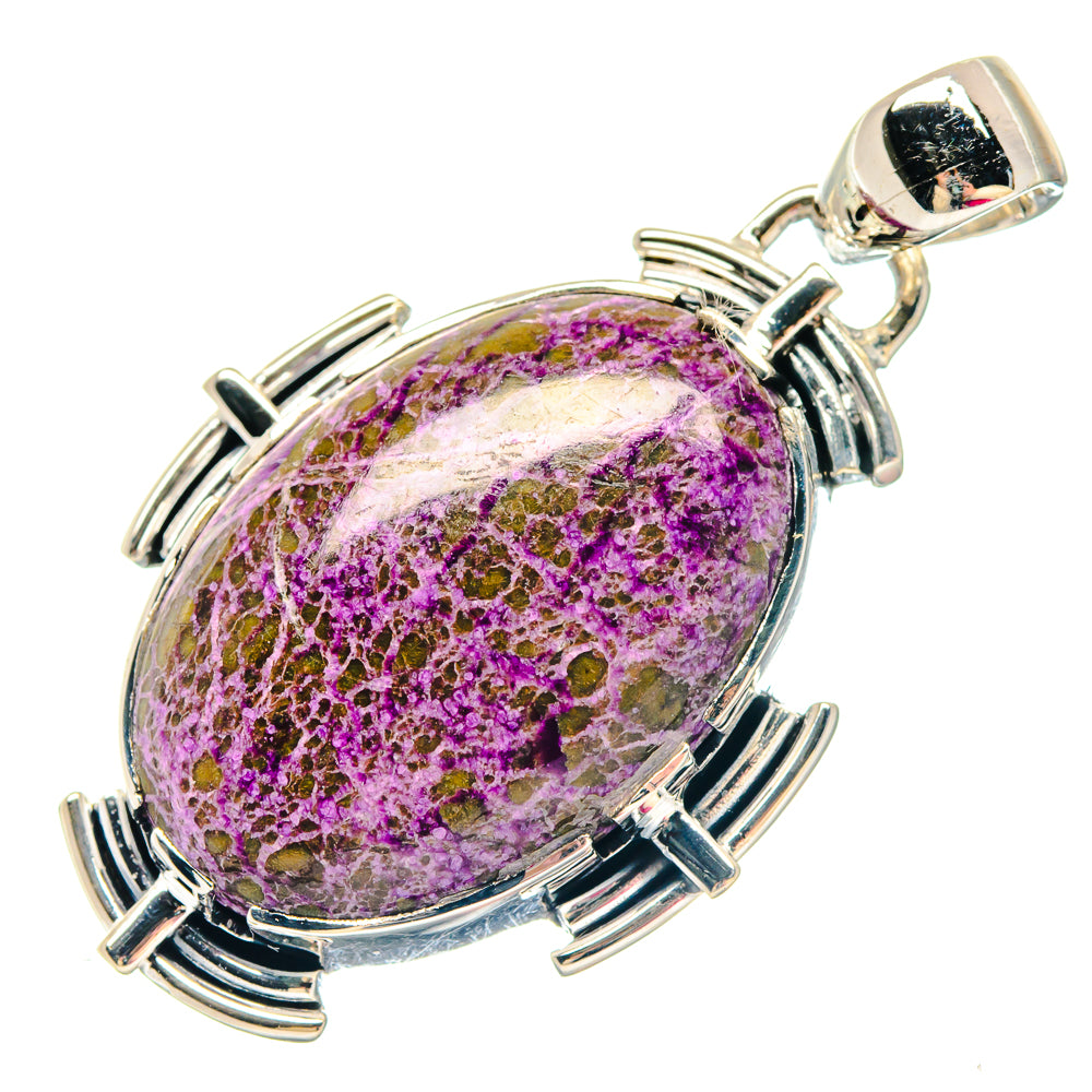 Stichtite Pendants handcrafted by Ana Silver Co - PD19796