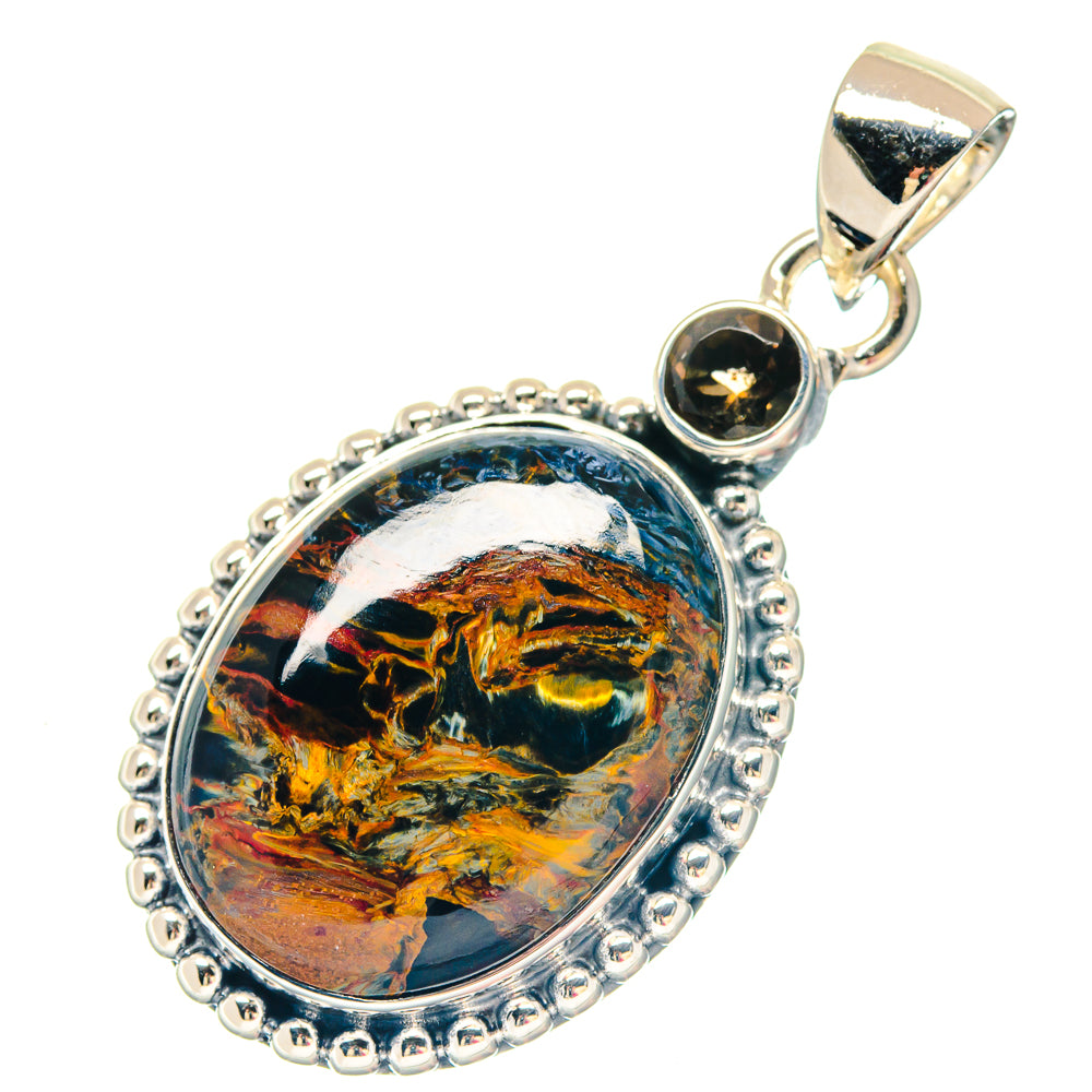 Golden Pietersite Pendants handcrafted by Ana Silver Co - PD19809