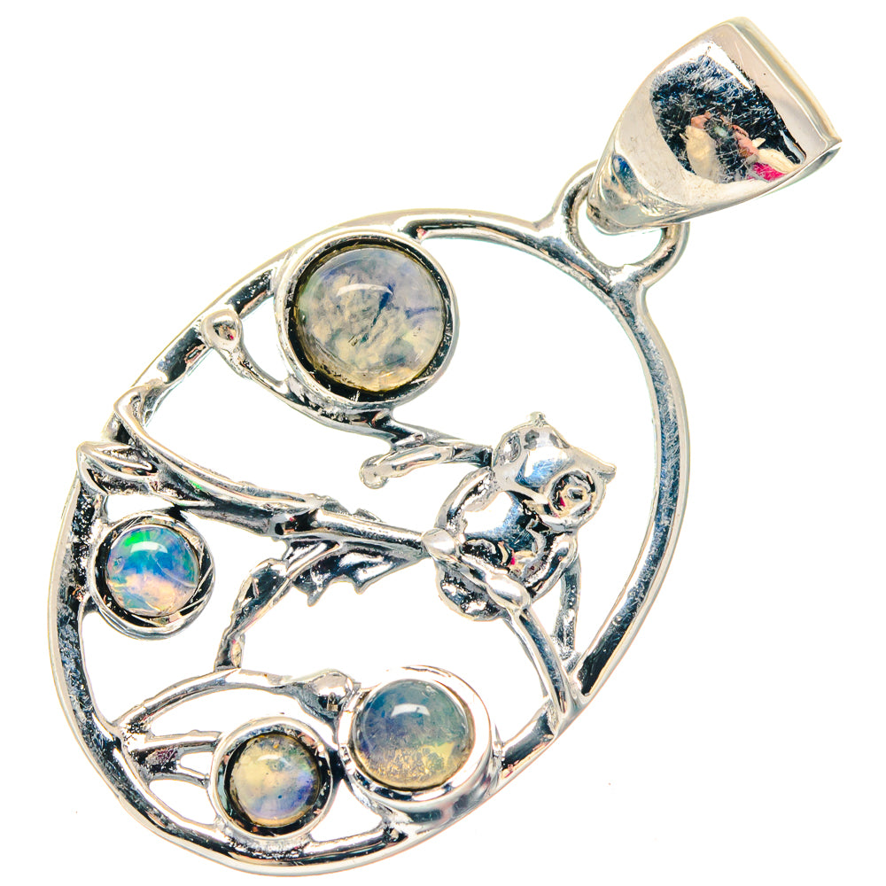 Ethiopian Opal Pendants handcrafted by Ana Silver Co - PD19811