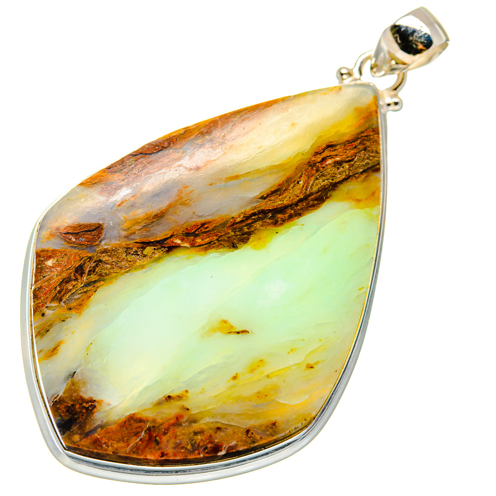 Peruvian Opal Pendants handcrafted by Ana Silver Co - PD19819