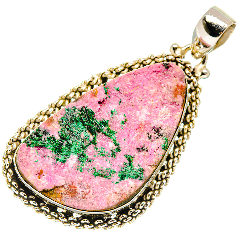 Cobalto Calcite Druzy Pendants handcrafted by Ana Silver Co - PD19832