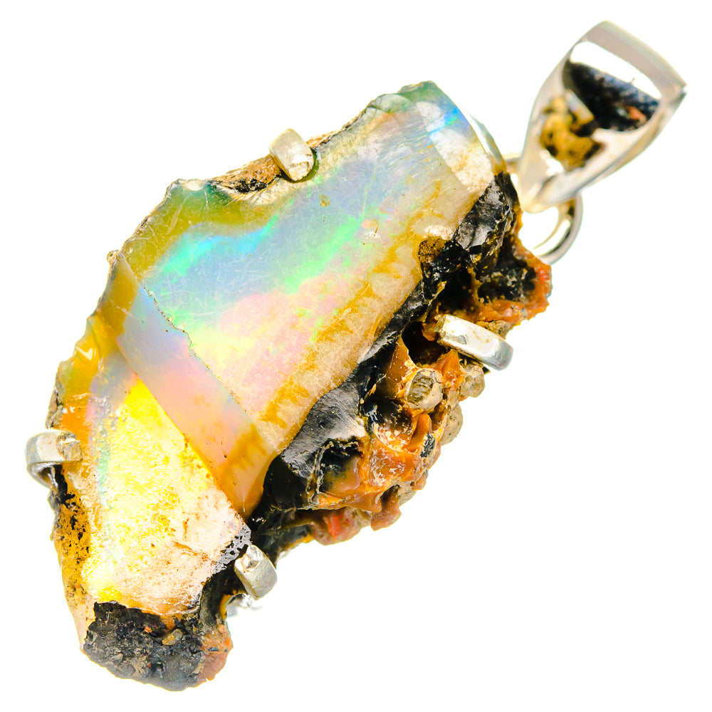 Ethiopian Opal Pendants handcrafted by Ana Silver Co - PD19838