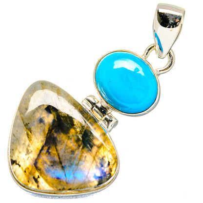 Labradorite Pendants handcrafted by Ana Silver Co - PD19840