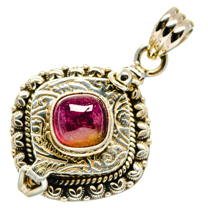 Pink Tourmaline Pendants handcrafted by Ana Silver Co - PD19845