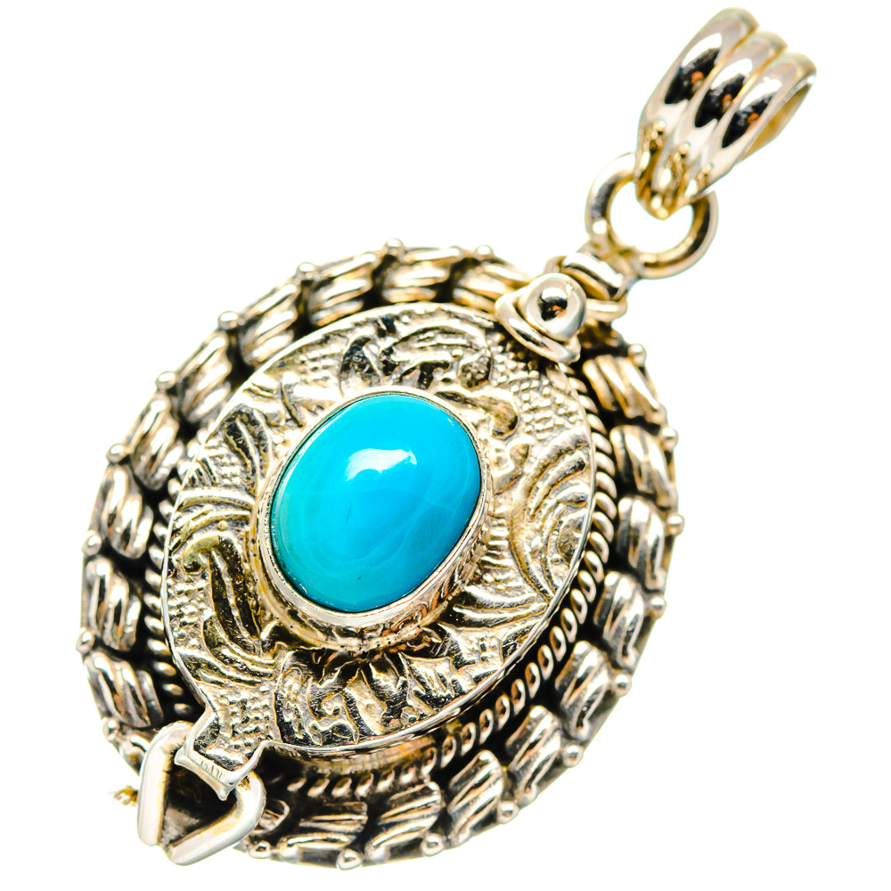 925 sterling silver oval gemstone pendant with detailed round frame and bail