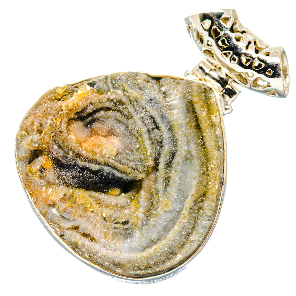 Desert Druzy Pendants handcrafted by Ana Silver Co - PD19861