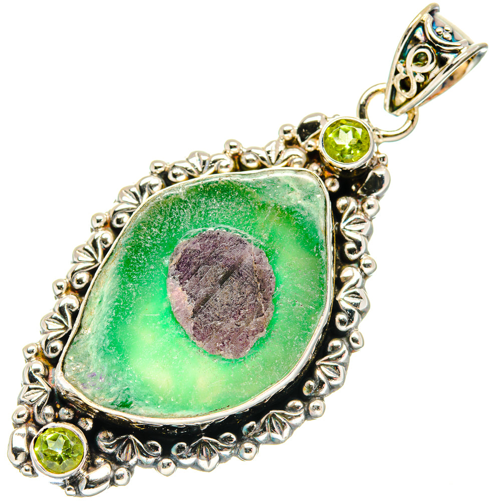 Ruby Fuchsite Pendants handcrafted by Ana Silver Co - PD19869