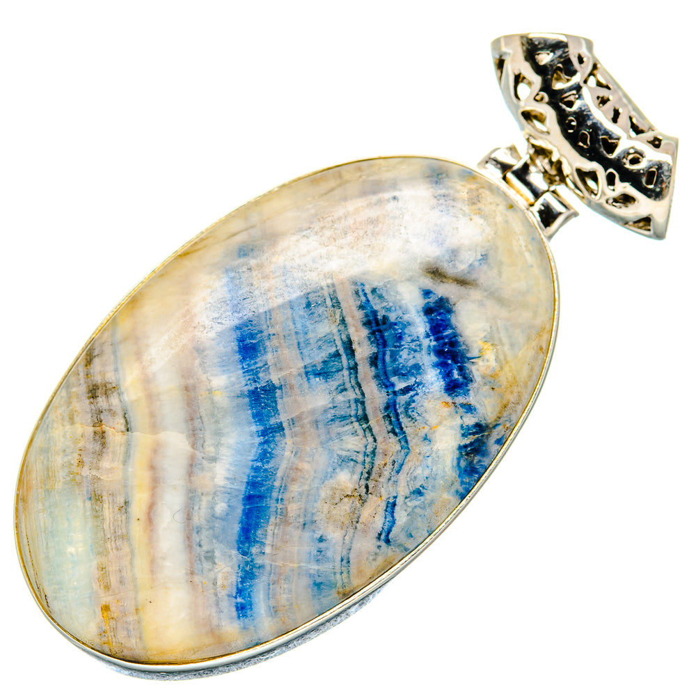 Blue Scheelite Pendants handcrafted by Ana Silver Co - PD19873