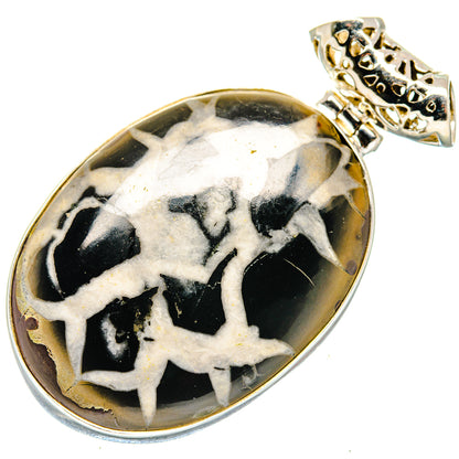Septarian Geode Pendants handcrafted by Ana Silver Co - PD19877 - Photo 2