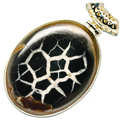 Septarian Geode Pendants handcrafted by Ana Silver Co - PD19878