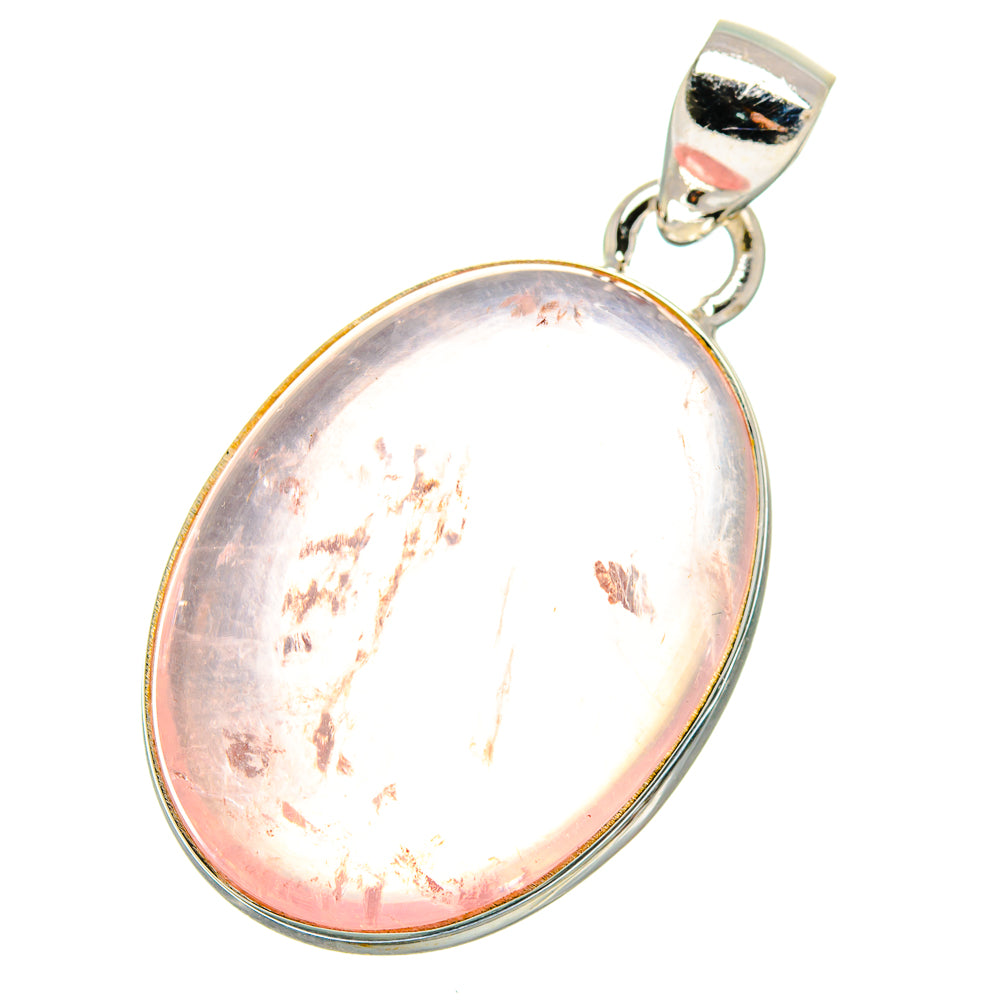 Rose Quartz Pendants handcrafted by Ana Silver Co - PD19887 - Photo 2