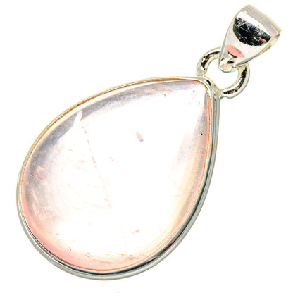 Rose Quartz Pendants handcrafted by Ana Silver Co - PD19888