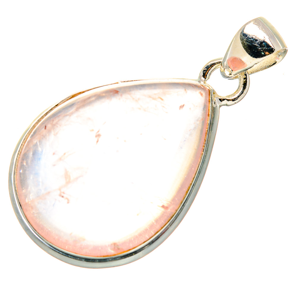 Rose Quartz Pendants handcrafted by Ana Silver Co - PD19889