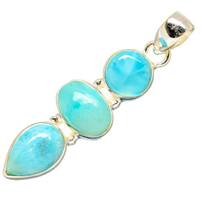 Larimar Pendants handcrafted by Ana Silver Co - PD19891