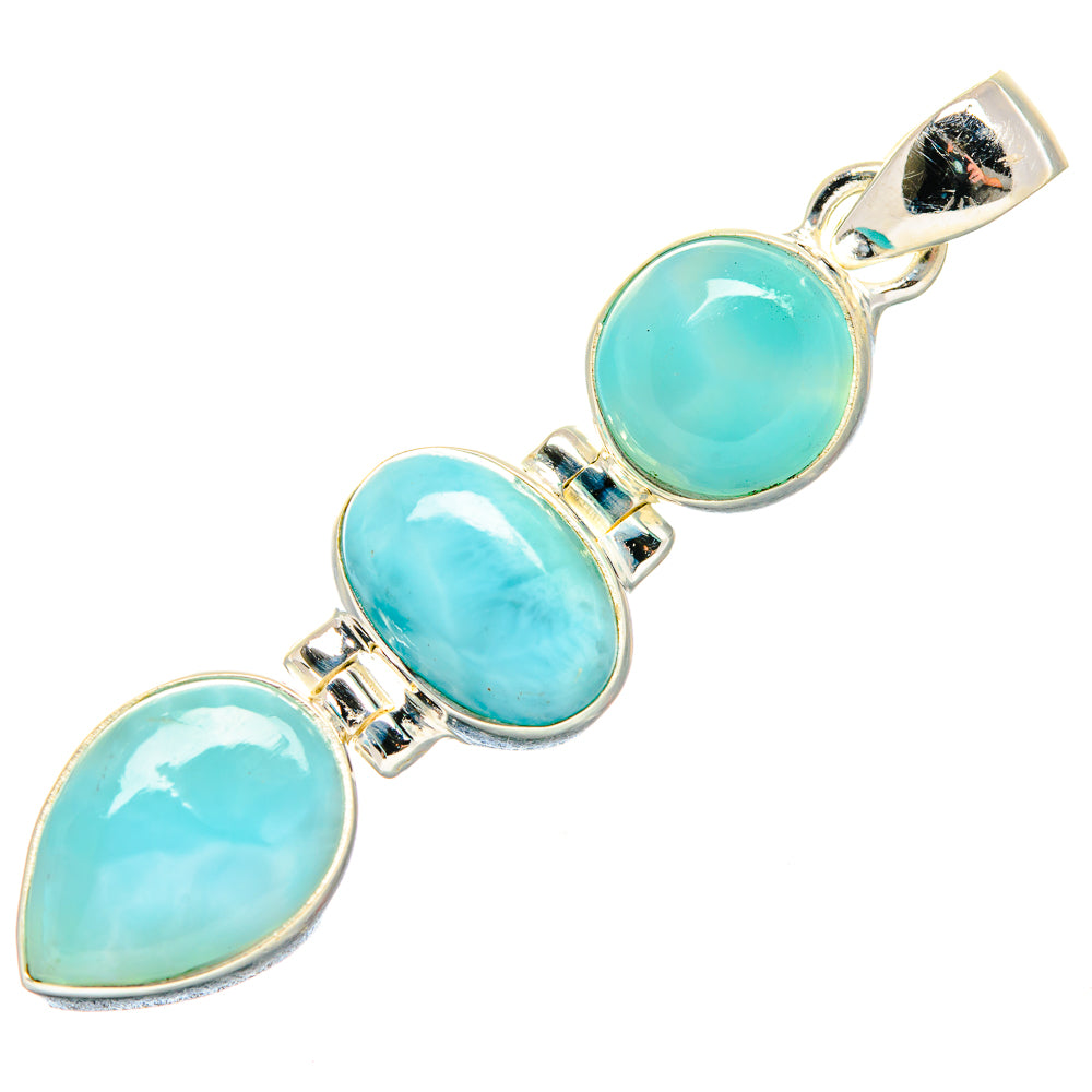 Larimar Pendants handcrafted by Ana Silver Co - PD19892