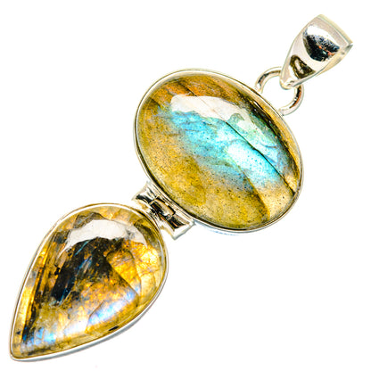 Labradorite Pendants handcrafted by Ana Silver Co - PD19893