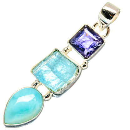 Larimar Pendants handcrafted by Ana Silver Co - PD19895