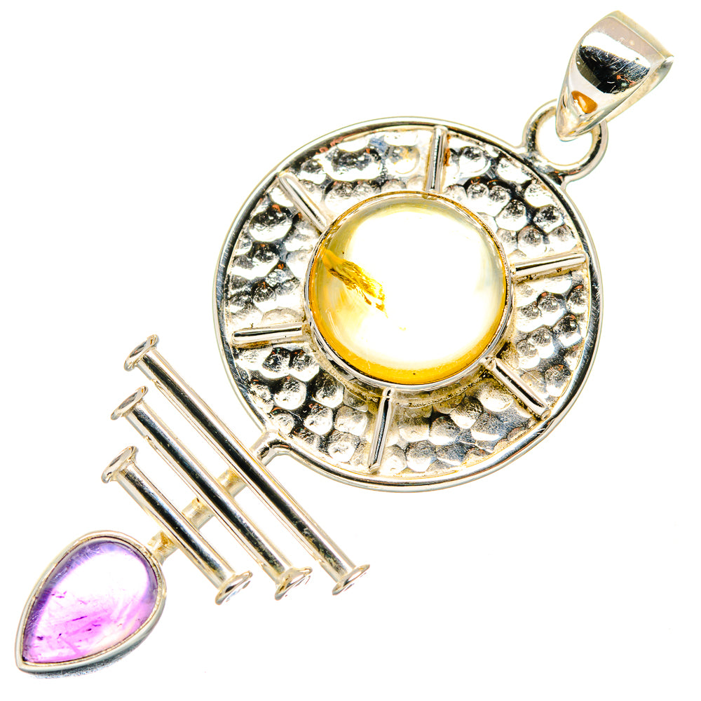 Citrine Pendants handcrafted by Ana Silver Co - PD19898