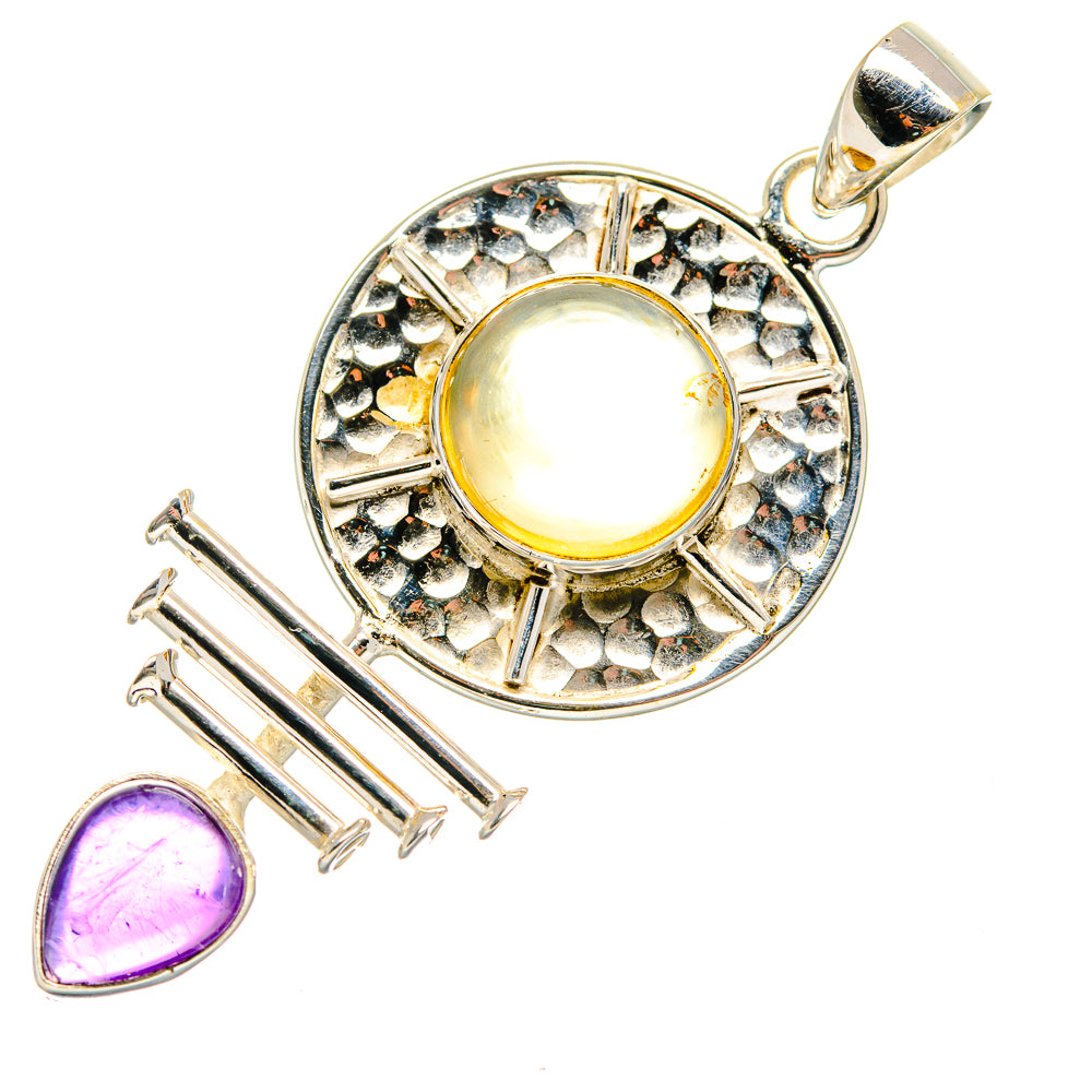 Citrine Pendants handcrafted by Ana Silver Co - PD19899