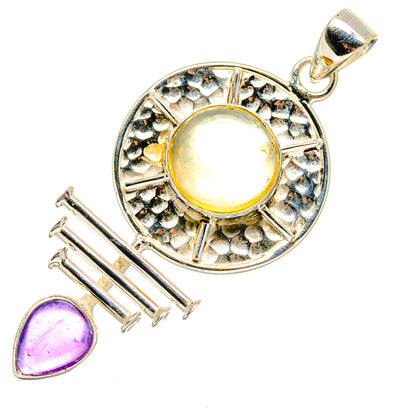 Citrine Pendants handcrafted by Ana Silver Co - PD19899