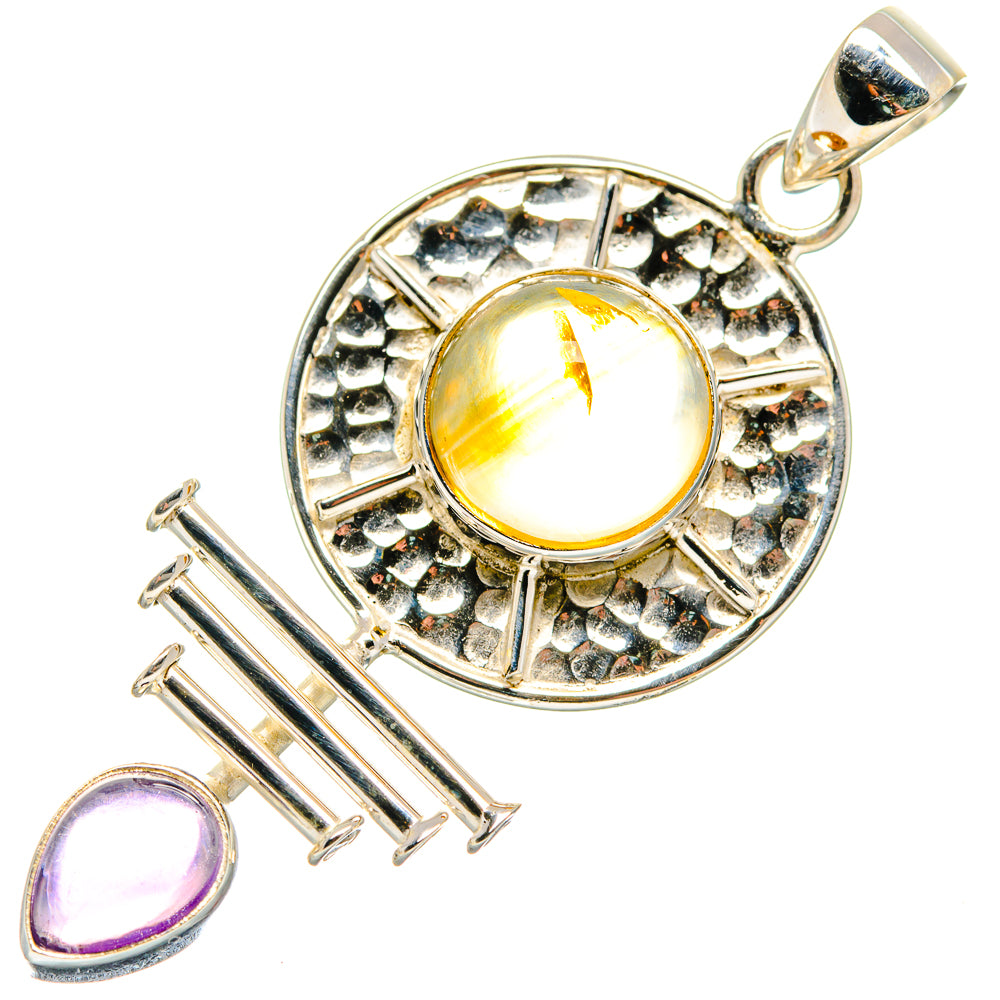 Citrine Pendants handcrafted by Ana Silver Co - PD19900