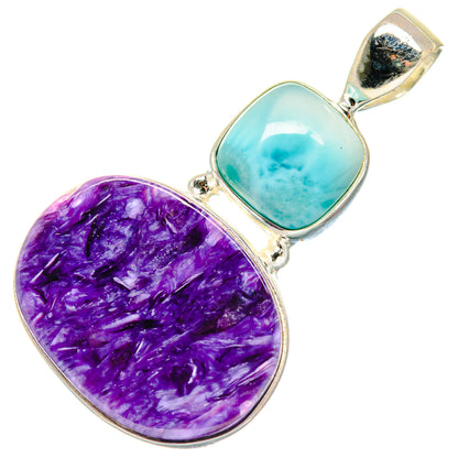 Charoite Pendants handcrafted by Ana Silver Co - PD19908