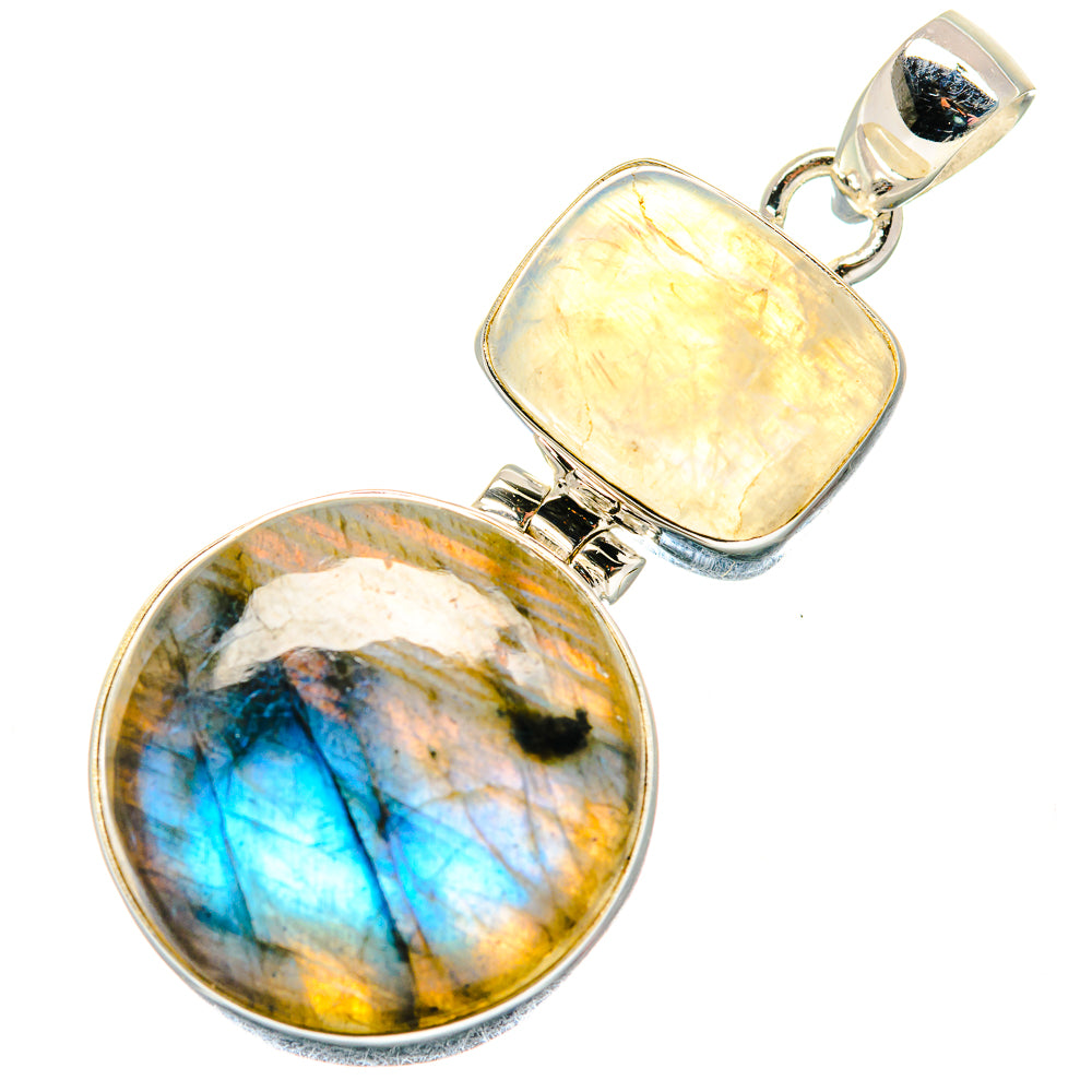 Labradorite Pendants handcrafted by Ana Silver Co - PD19909