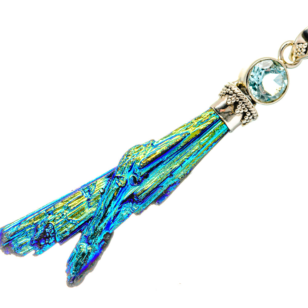 Titanium Sunshine Druzy Pendants handcrafted by Ana Silver Co - PD19914