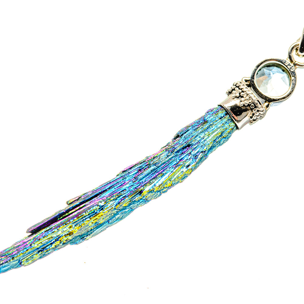 Titanium Sunshine Druzy Pendants handcrafted by Ana Silver Co - PD19918