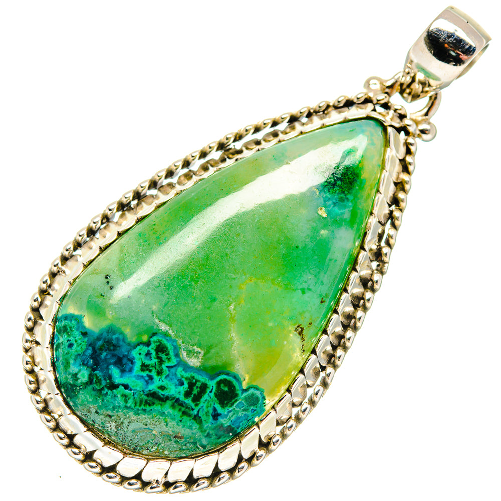 Chrysocolla Pendants handcrafted by Ana Silver Co - PD19924