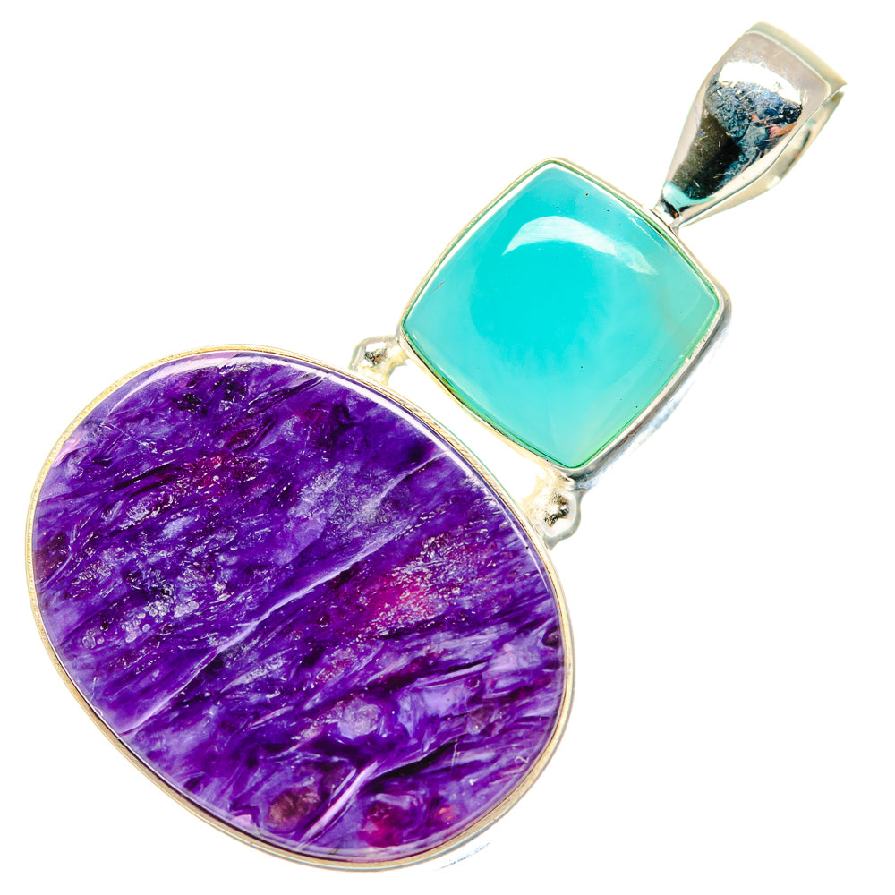 Charoite Pendants handcrafted by Ana Silver Co - PD19931