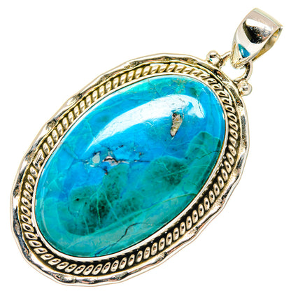 Chrysocolla Pendants handcrafted by Ana Silver Co - PD19938