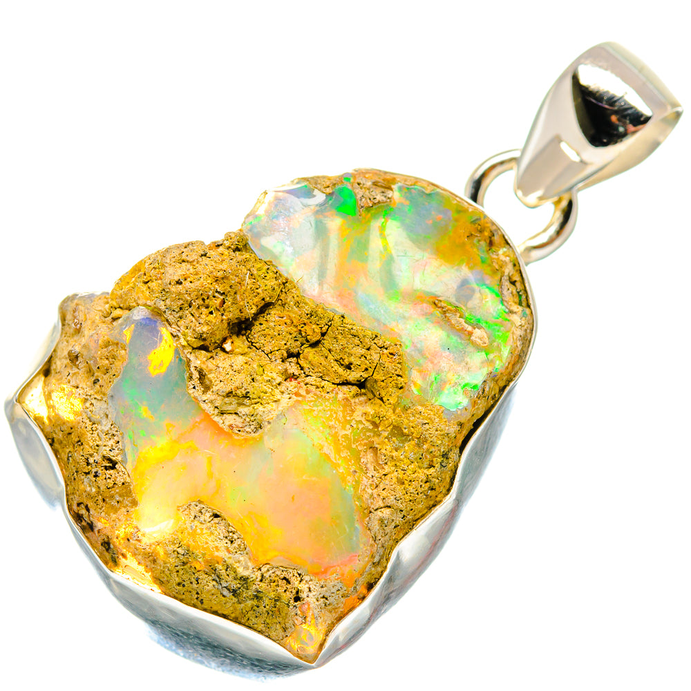 Ethiopian Opal Pendants handcrafted by Ana Silver Co - PD19942