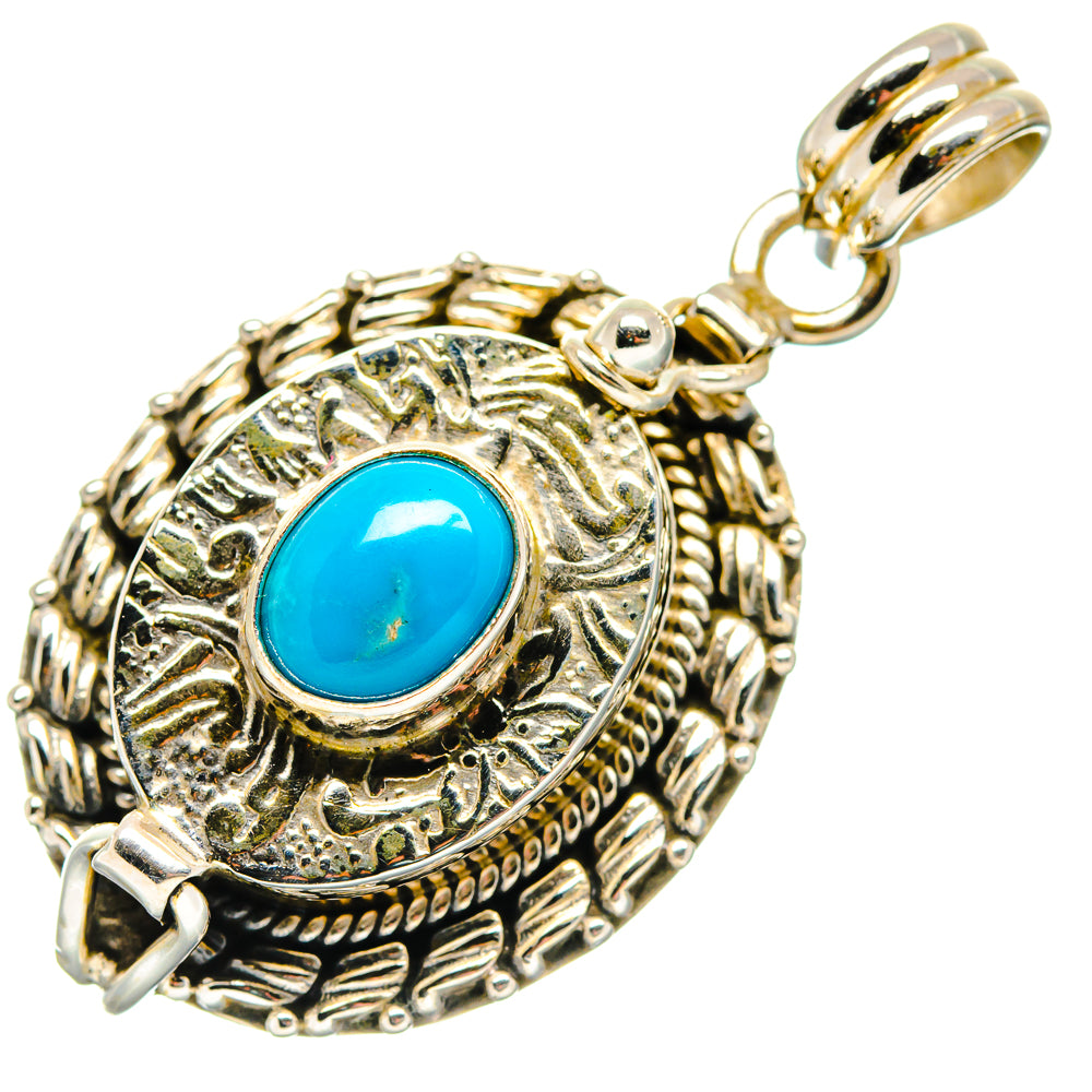 Chrysocolla Pendants handcrafted by Ana Silver Co - PD19954 - Photo 2