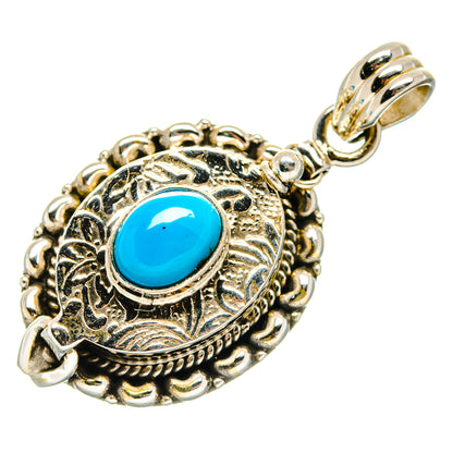 Tibetan Turquoise Pendants handcrafted by Ana Silver Co - PD19966