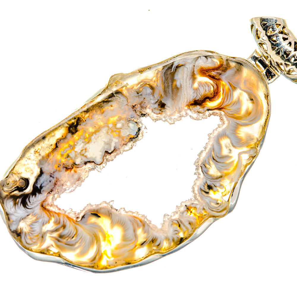 Occo Geode Slice Pendants handcrafted by Ana Silver Co - PD19971