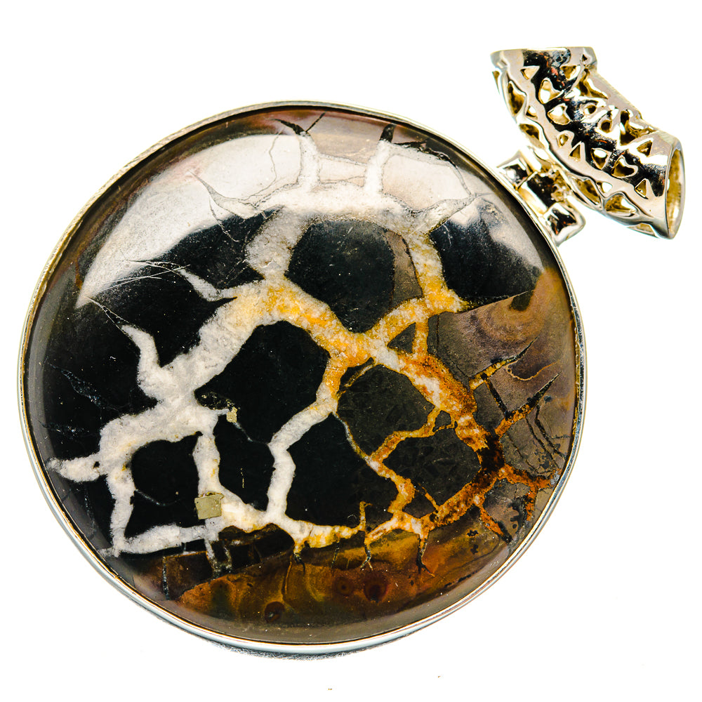 Septarian Geode Pendants handcrafted by Ana Silver Co - PD19972