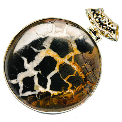Septarian Geode Pendants handcrafted by Ana Silver Co - PD19972