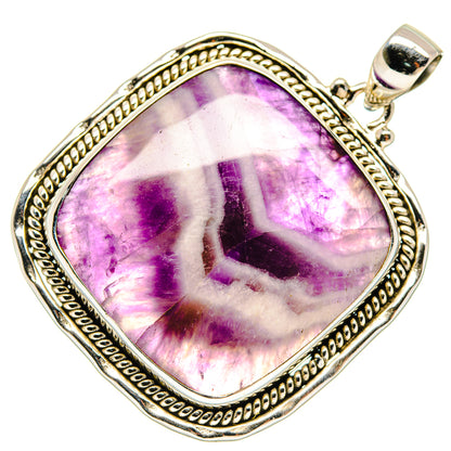 Chevron Amethyst Pendants handcrafted by Ana Silver Co - PD19981